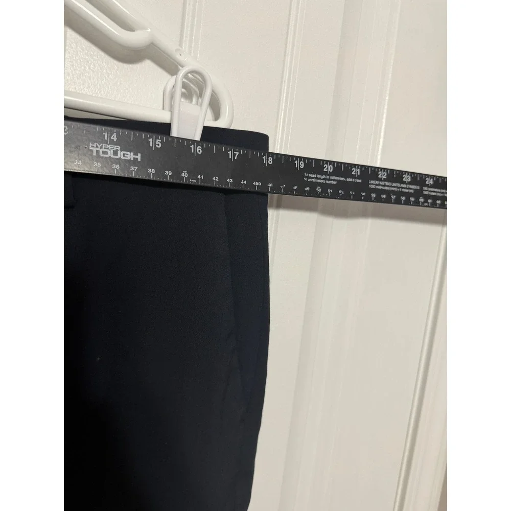 Banana Republic Dress Pants Mens 35x30 Modern Slim Fit Wool Navy Blue EUC